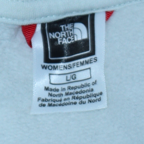 Womens UK Size L The North Face White Pullover Hoodie