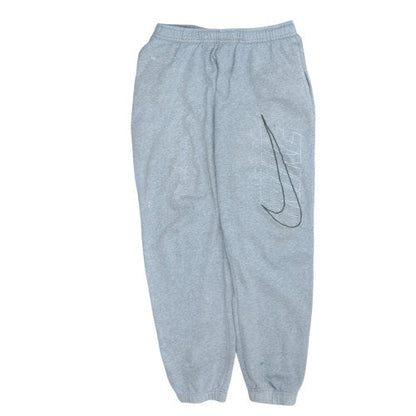 Nike Men's Grey Large Jogger Sweatpants Elastic Waist Lounge