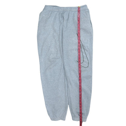 Nike Men's Grey Large Jogger Sweatpants Elastic Waist Lounge