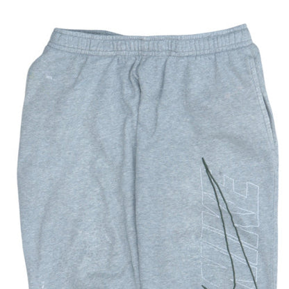 Nike Men's Grey Large Jogger Sweatpants Elastic Waist Lounge