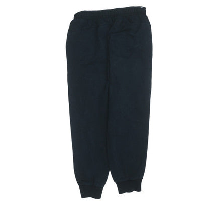 Puma Men's Black Jogger Sweatpants L Fleece Activewear Trousers