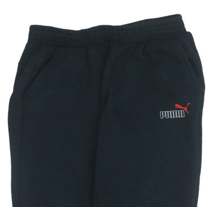 Puma Men's Black Jogger Sweatpants L Fleece Activewear Trousers