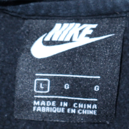 Mens UK Size L Nike Black Pullover Hoodie