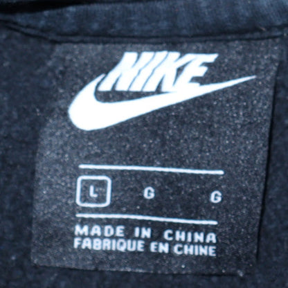 Mens UK Size L Nike Black Pullover Hoodie