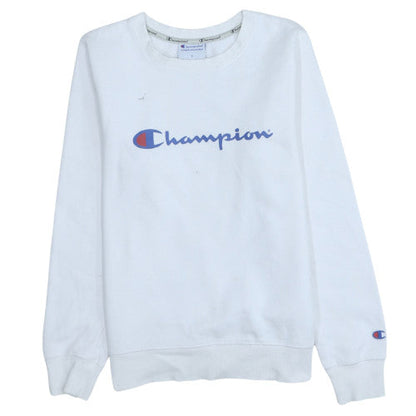 Mens UK Size S Champion White Pullover Sweatshirt