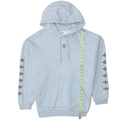 Womens UK Size 10 Adidas Grey Pullover Hoodie