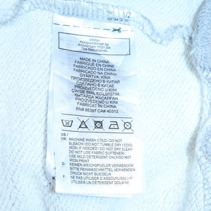 Womens UK Size 10 Adidas Grey Pullover Hoodie