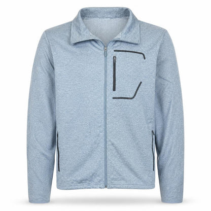 Columbia Men's Blue Polyester Full Zip Track Jacket Size L