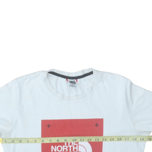 The North Face Womens White Short Sleeve Cotton T-Shirt M