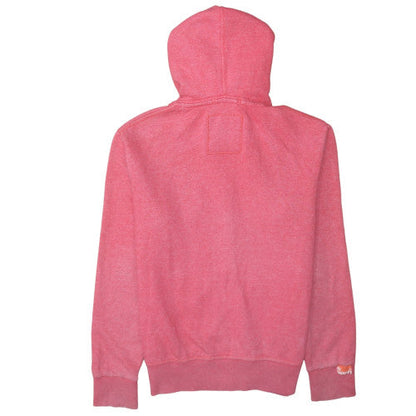 Mens UK Size M Superdry Pink Full Zip Hoodie