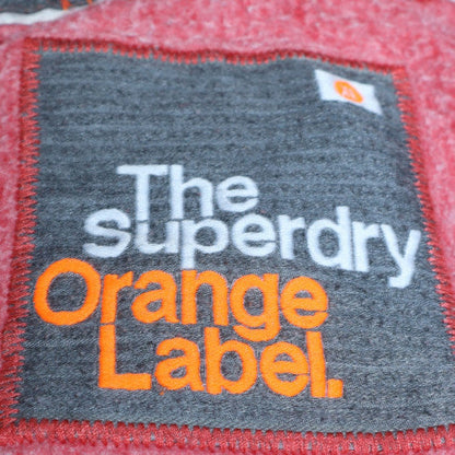 Mens UK Size M Superdry Pink Full Zip Hoodie
