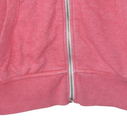 Mens UK Size M Superdry Pink Full Zip Hoodie