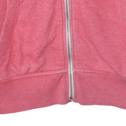 Mens UK Size M Superdry Pink Full Zip Hoodie