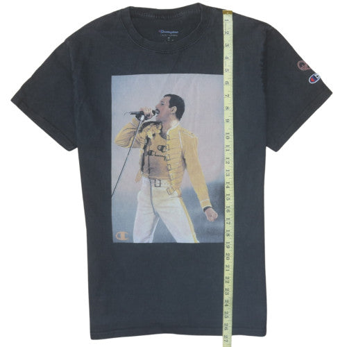 Champion Men's Black Band Graphic Cotton T-Shirt M
