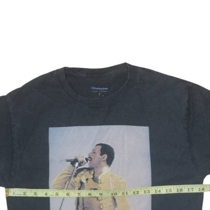 Champion Men's Black Band Graphic Cotton T-Shirt M