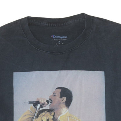 Champion Men's Black Band Graphic Cotton T-Shirt M