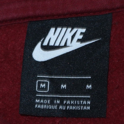 Mens UK Size M Nike Red Pullover Hoodie