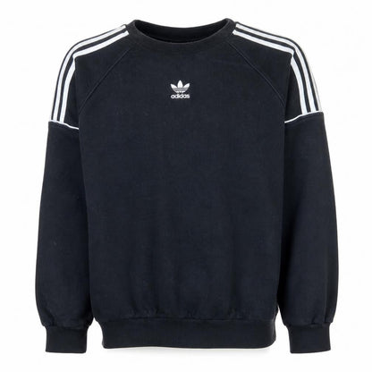 Mens UK Size M Adidas Black Pullover Sweatshirt