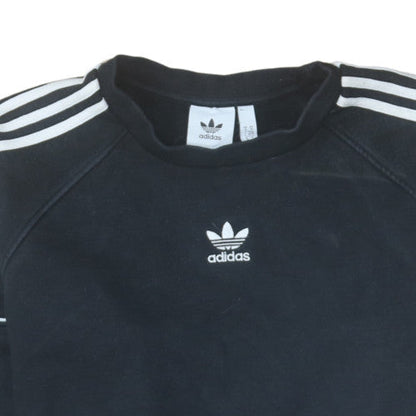 Mens UK Size M Adidas Black Pullover Sweatshirt