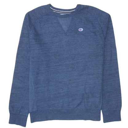 Mens UK Size L Champion Blue Pullover Sweatshirt