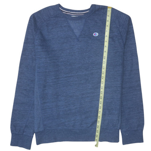 Mens UK Size L Champion Blue Pullover Sweatshirt
