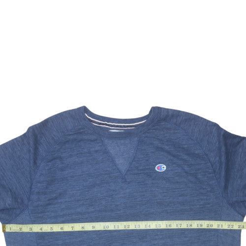 Mens UK Size L Champion Blue Pullover Sweatshirt