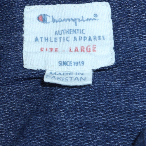 Mens UK Size L Champion Blue Pullover Sweatshirt