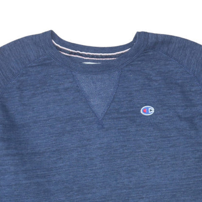 Mens UK Size L Champion Blue Pullover Sweatshirt