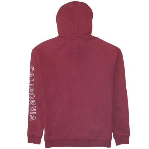 Mens UK Size M Hollister Red Pullover Hoodie