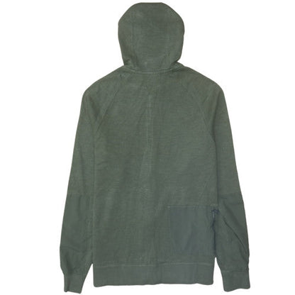 Mens UK Size S Nike Green Full Zip Hoodie