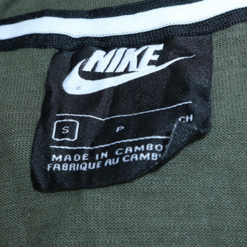 Mens UK Size S Nike Green Full Zip Hoodie