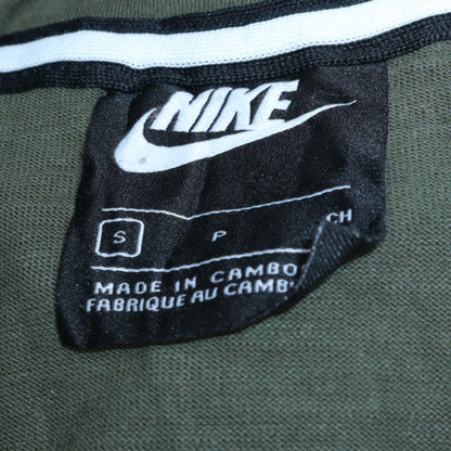 Mens UK Size S Nike Green Full Zip Hoodie