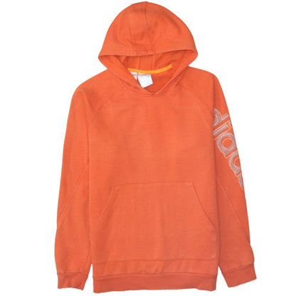 Mens UK Size M Adidas Orange Pullover Hoodie