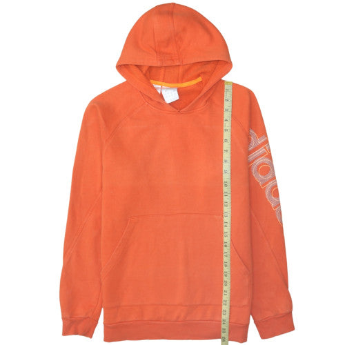 Mens UK Size M Adidas Orange Pullover Hoodie