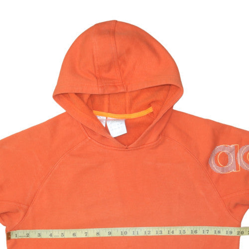 Mens UK Size M Adidas Orange Pullover Hoodie