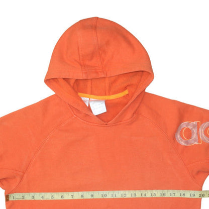 Mens UK Size M Adidas Orange Pullover Hoodie