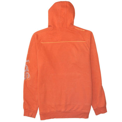 Mens UK Size M Adidas Orange Pullover Hoodie