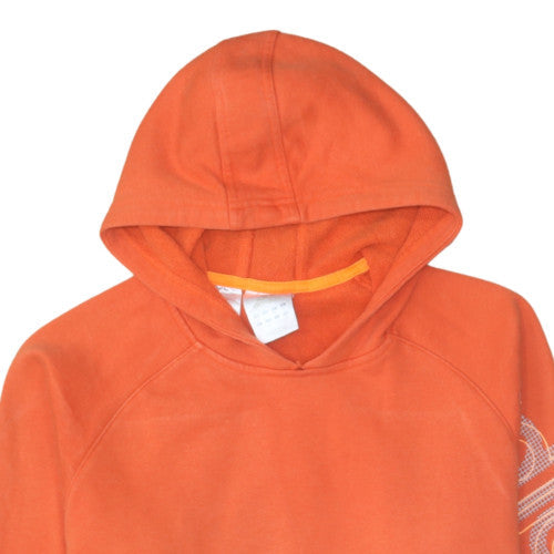 Mens UK Size M Adidas Orange Pullover Hoodie