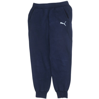 Puma Men's Blue Fleece Jogger Sweatpants M Regular Fit