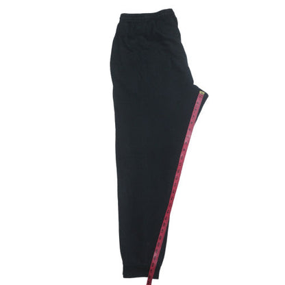 Adidas Mens Black L Jogger Sweatpants Fleece Activewear Trousers
