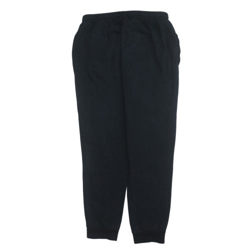 Adidas Mens Black L Jogger Sweatpants Fleece Activewear Trousers