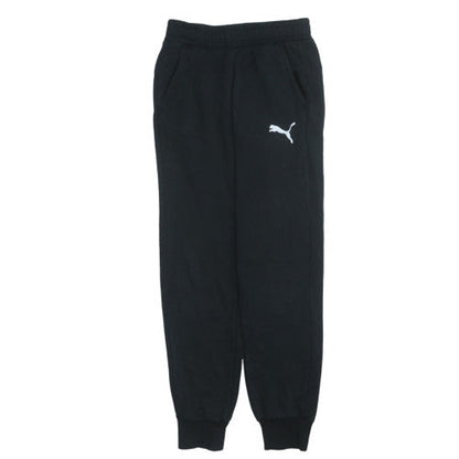 Puma Men's Black Jogger Sweatpants S Regular Fleece Activewear