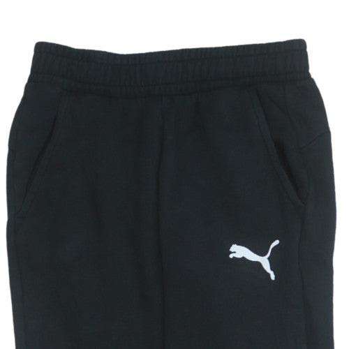 Puma Men's Black Jogger Sweatpants S Regular Fleece Activewear
