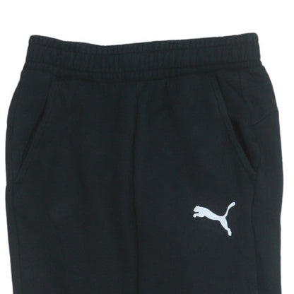 Puma Men's Black Jogger Sweatpants S Regular Fleece Activewear