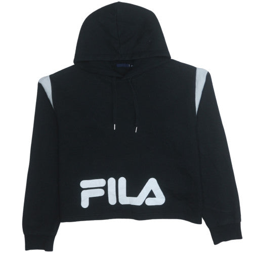 Womens UK Size XL Fila Black Pullover Hoodie