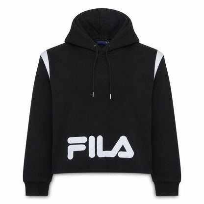 Womens UK Size XL Fila Black Pullover Hoodie