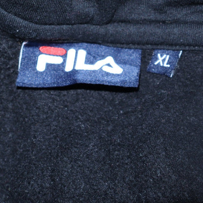 Womens UK Size XL Fila Black Pullover Hoodie