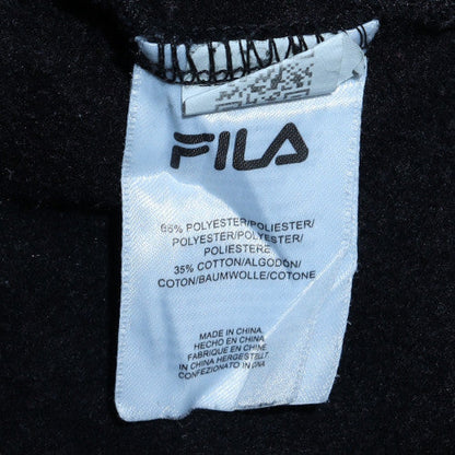 Womens UK Size XL Fila Black Pullover Hoodie