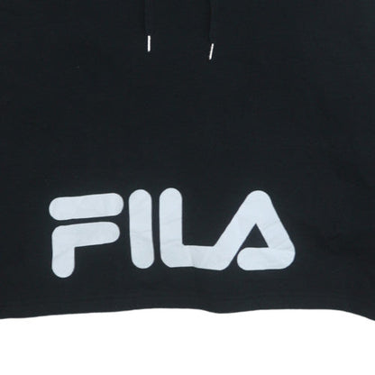 Womens UK Size XL Fila Black Pullover Hoodie