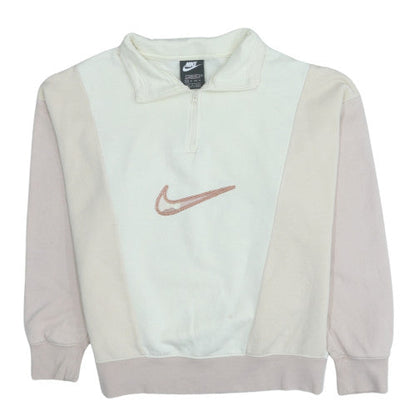 Womens UK Size XS Nike Beige Pullover Sweatshirt